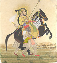 Maharana Sangram Singh Riding a Prize Stallion.jpg