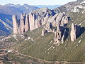 Fazies proximalak: Pirinio bazterreko konglomeratuak (Riglosko malloak, Huesca)