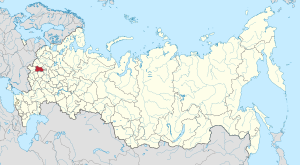 Калужская область на карте
