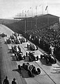 Start zum Großen Preis der Tschechoslowakei für Automobile 1937