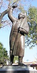 A statue of Miguel Hidalgo