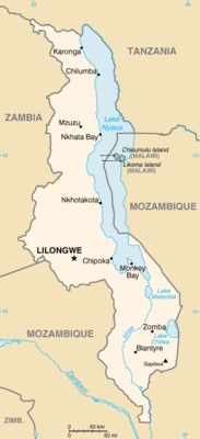 Malawi - Mappa