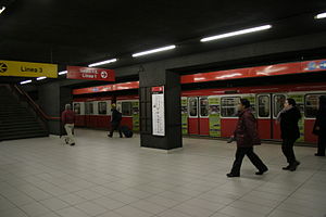 Milano - Metropolitana Duomo - Linea rossa - Foto Giovanni Dall'Orto - 3-jan-2007 - 02.jpg