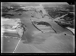 Hoogoven-Hafen links vor dem 2. Weltkrieg