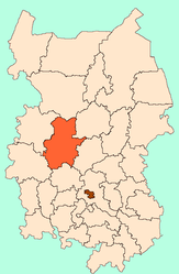 Tjukalinskij rajon – Mappa
