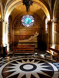 North transept with cenotaph of the Duke