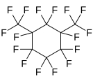 Perfluoro-1,3-dimetylcyclohexan, en ringformad perfluoroalkan