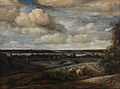 „Panoraminis peizažas su Harlemo miestu tolumoje“ (1654, Valstybinis Kopenhagos dailės muziejus)