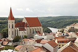 Kostel svatého Mikuláše z radniční věže