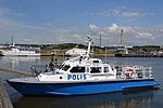 Polisbåt 87050, 59-3710 vid Nya varvet i Göteborg