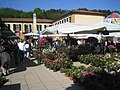 Plaza 4 de noviembre durante el Expo del 1° de mayo.