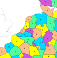 DVB Layer Band III (Groot-Brittannië gebruikt 5C t/m 9D voor andere diensten dan digitale omroep)