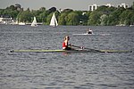 Miniatuur voor Skiff (roeiboot)