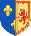 1560–1565 Wappen von Maria Stuart nach dem Tod Franz II.