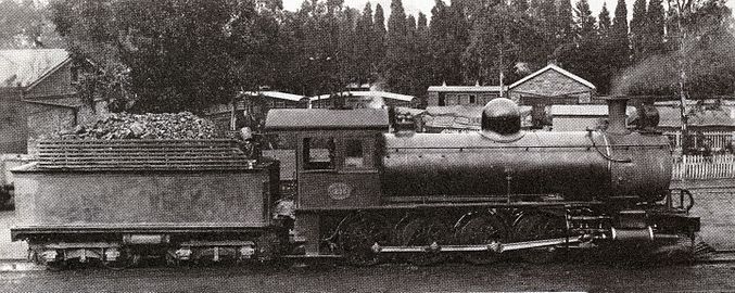 Ex CGR 8th Class no. 831, SAR Class 8F no. 1236, before modification and reclassification, c. 1930