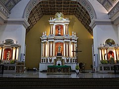 Saint Peter Metropolitan Cathedral Tuguegarao inside altar