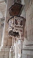 Kanzel nach Entwurf von Fanzago in der Iglesia de la Purísima, Salamanca (Spanien)