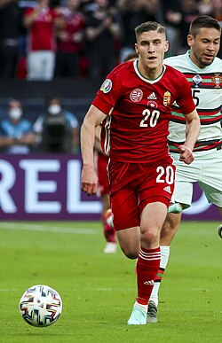 Európa-bajnoki mérkőzésen Portugália ellen (2021. június 15.)