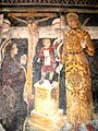 Unknown painter, fresco, end of the 15th century, church of Santa Maria Annunciata, Bienno (BS), Italy