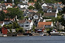 la komunumoparto Son, vidate de la Oslo-fjordo