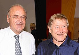 Йорг Шпенглер (слева) и его партнер по команде Йорг Шмалль (2009)