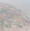 vue du ciel du stade Nongo