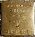 Stolperstein für eine Sinteza (Nr. 146) (Vietorstraße 82)