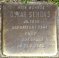 Stolperstein für Oskar Simons (Dasselstraße 58)