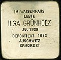 Stolperstein für Ilga Grünholz (Sülzgürtel 43)