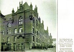 Geschäftsgebäude des Rheinisch-Westfälischen Kohlen-Syndikats, um 1900