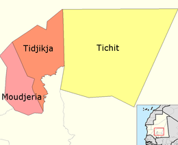 Dipartimento di Tichitt – Mappa