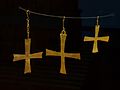 Cruces patadas del Tesorillo de Villafáfila, de época visigoda.