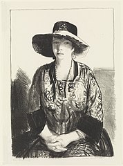 The Black Hat (1921), Litografia.