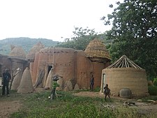 A tammari törzs hagyományos épületei