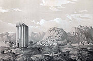 Yezid Tower (Tughrul Tower) and ruins of Rey, near Tehran