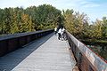 Pont piétonnier sur la rivière Nashwaak