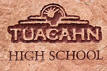 Tuacahn High School Logo Rock.JPG