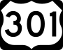 U.S. Route 301 Toll marker