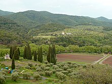 View of the area around Vatopedi monastery Vatopedi 2.jpg