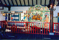 Het orgel in 1986 bij Autotron te Drunen-Rosmalen.