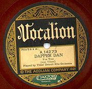 1921 Vocalion - лейбл