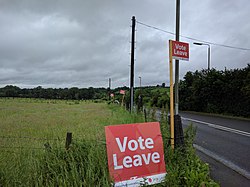 Vote Leave - geograph.org.uk - 5002468