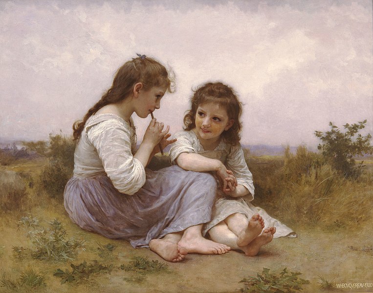 File:William-Adolphe Bouguereau (1825-1905) - A Childhood Idyll (1900).jpg
