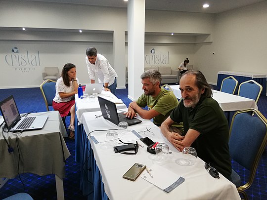Participantes do Salão de Estratégia da Wikimedia Portugal.