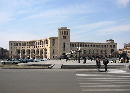 La place de la République à Erevan.