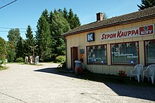 Old Kesko village store (Sepon kauppa) in Yttila, Satakunta Yttilan kylakauppa.jpg