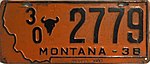Номерной знак Монтаны 1938 года.jpg