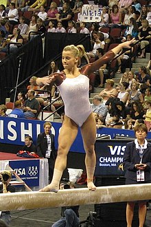 Alicia Sacramone performs on