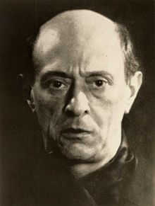 Portrait of Arnold Schoenberg, 1927, by Man Ray