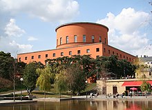 Stockholm Public Library (1920-28) by Gunnar Asplund. AsplundGunnarBibliotheque.jpg